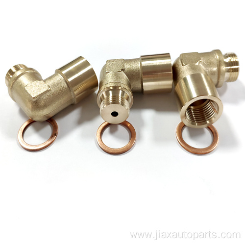 90 degrees oxygen sensor spacer, M18*1.5 brass